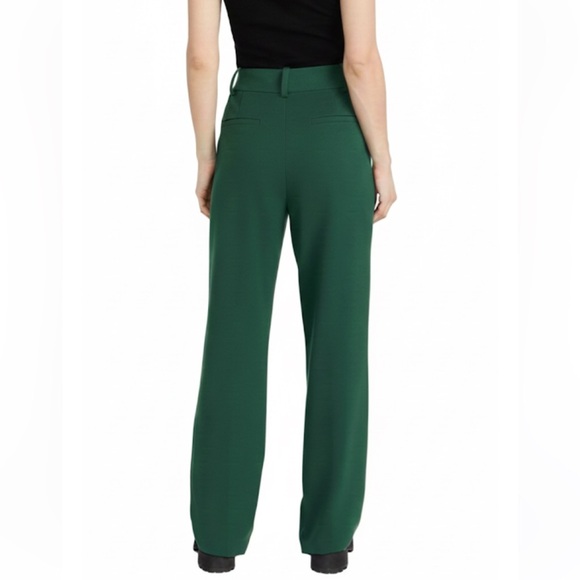 Favorite Daughter The Favorite Pant Wide Leg High Waist Pant Evergreen Size 10 - Picture 4 of 9